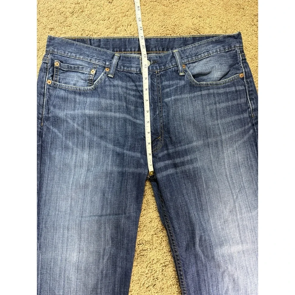 Levis 514 Jeans Men 38x34 Blue Straight Leg Mid Rise Preppy
